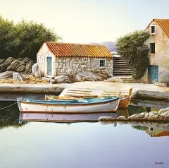 Little Harbour by Frane Mlinar on Giclee