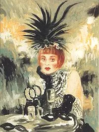 Moulin Rouge - Lola by Joanna Zjawinska on Serigraph on Canvas