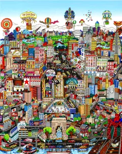 Pieces by Charles Fazzino