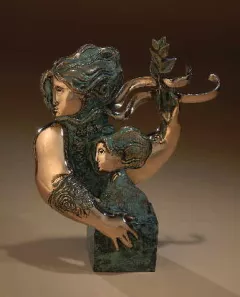  by Alvar Sunol on Bronze Sculpture