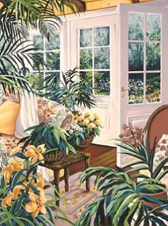 Morning Garden by Susan Rios on Serigraph