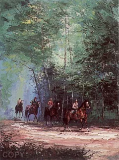 Equine Suite - Morning Workout by Mark King on Serigraph