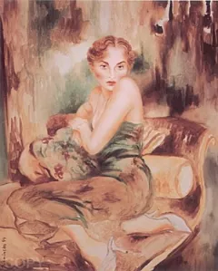 Odalisque by Joanna Zjawinska on Serigraph on Canvas