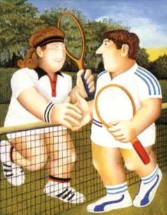  by Beryl Cook on Serigraph