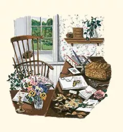 Country House Suite - The Collector by Susan Rios on Serigraph