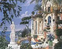 View To Sorrento by John Kiraly on Serigraph