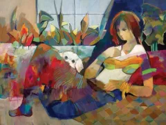 Beautiful Feeling by Abrishami Hessam on Giclee on Canvas