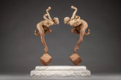 Blind Trust 1/3 Life by Richard MacDonald on Bronze Sculpture