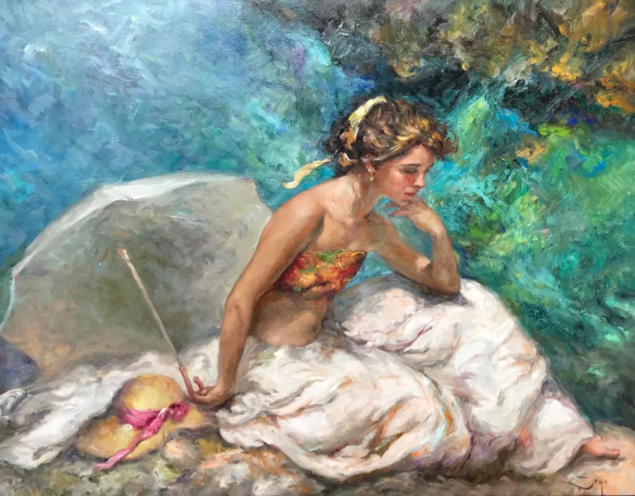 Blancos y Azules (Original) by Jose Royo on Original