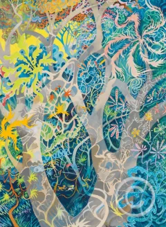 Chase in the Forest by Dr. Seuss on Serigraph on Canvas
