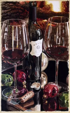 Delightful by Thomas Arvid on Limited Edition Watercolor on Paper