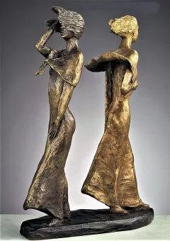 Avere O Essere (To have or to be) by Lucio Oliveri on Bronze Sculpture