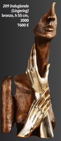 Indugiando (Lingering) by Lucio Oliveri on Bronze Sculpture