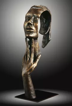 Ispirandosi (Inspired) by Lucio Oliveri on Bronze Sculpture