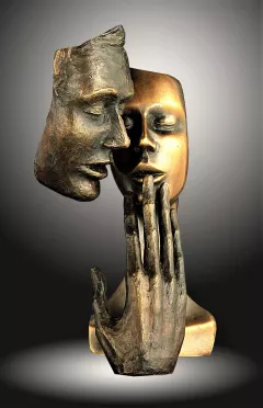 Amorevolmente (Loving you) by Lucio Oliveri on Bronze Sculpture