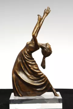 Danzatrice (Dancing) by Lucio Oliveri on Bronze Sculpture