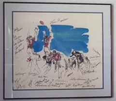 1979 Texas Alumni Football by Leroy Neiman on Watercolor