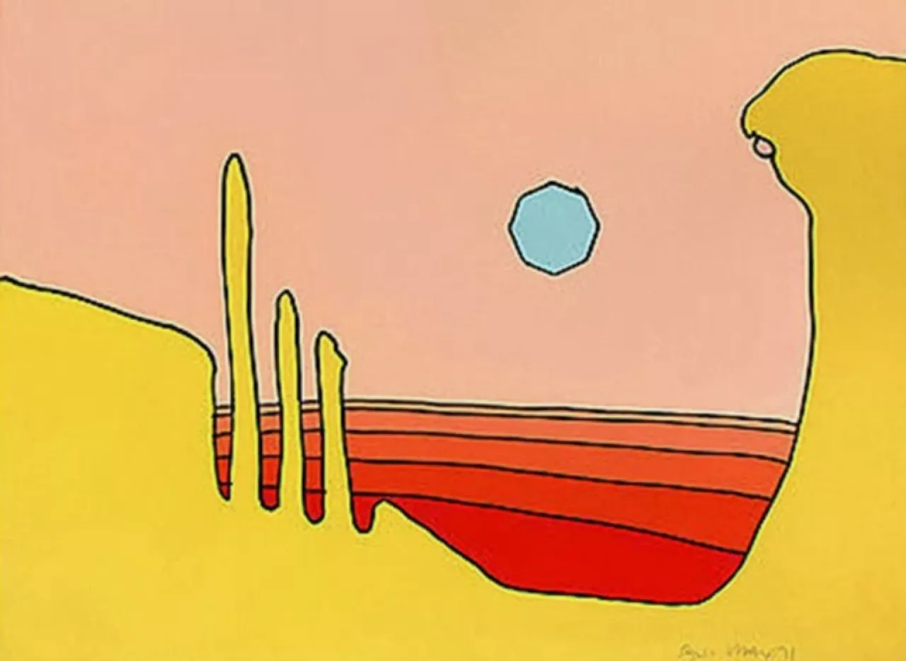 Desert Vision by Peter Max on Serigraph