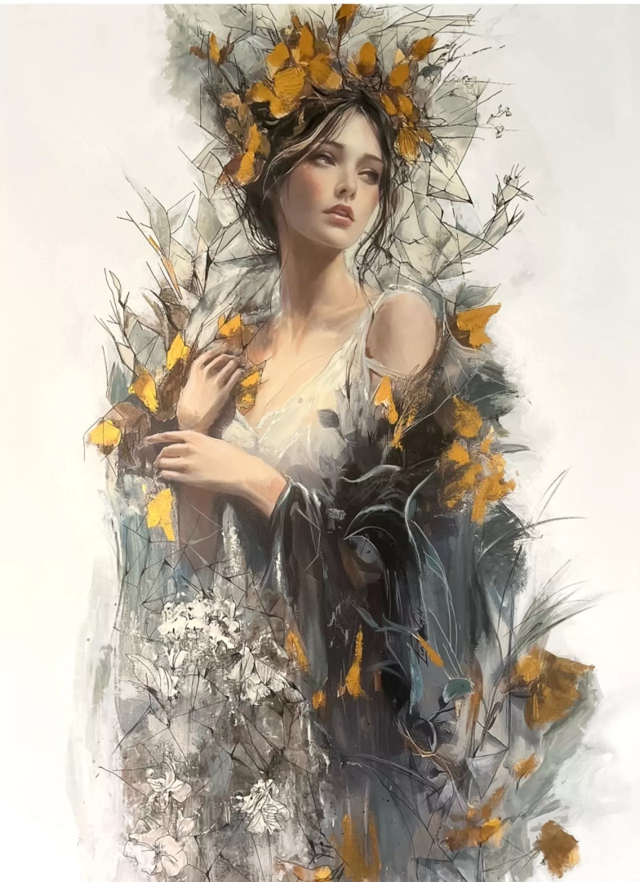 Garden Melody by Liana Gor on Mixed Media