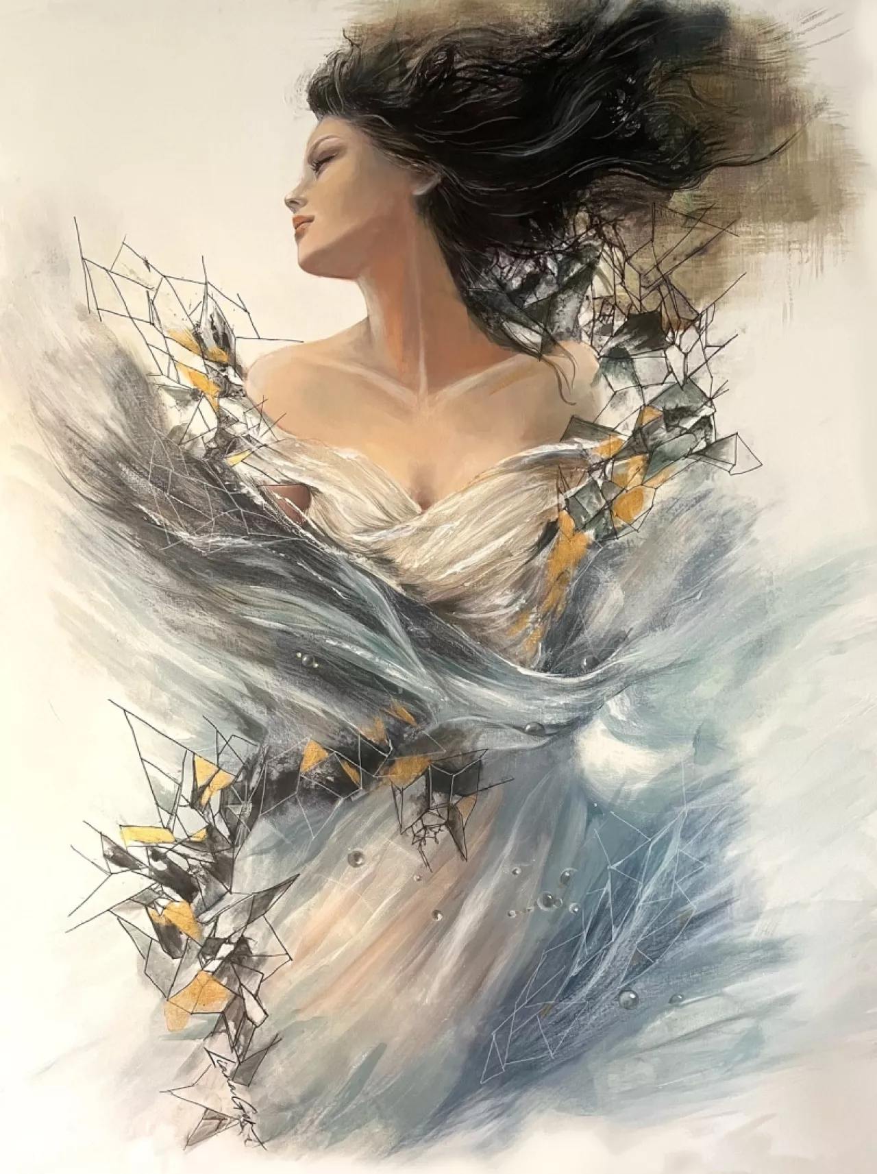 Ocean Soul by Liana Gor on Mixed Media
