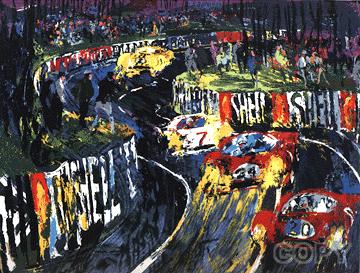 24 Hours at LeMans by Leroy Neiman | Serigraph