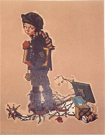 After Christmas by Norman Rockwell | Lithograph