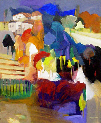 Agoura Road - Landscape suite by Abrishami Hessam | Giclee on Canvas