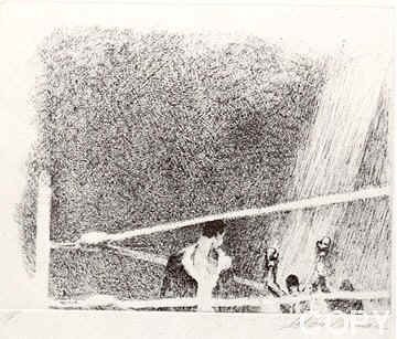 Ali-Frazier Suite - The Winner by Leroy Neiman | Etching