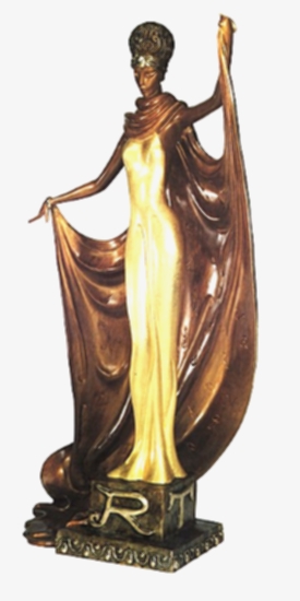 Alphabet Lady (Bronze) by Erte Sculptures | Sculpture