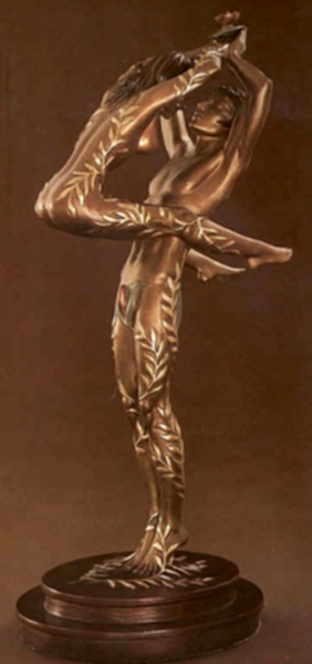 Amantz (Bronze) by Erte Sculptures | Sculpture