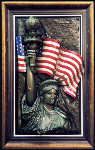 America (Bonded Bronze) by Bill Mack | Sculpture