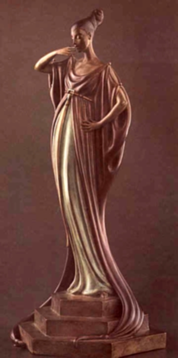 An Evening in 1922 (Bronze) by Erte Sculptures | Sculpture
