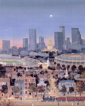 Atlanta 1896 - 1996 by Michel Delacroix | Serigraph