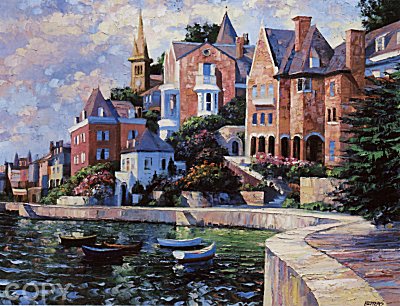 Atlantique Suite - Afternoon at Dinard by Howard Behrens | Serigraph
