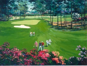 Golf Series I - Augusta Landscape by Mark King | Serigraph
