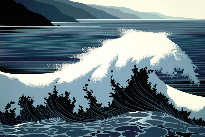 A Sounding of Surf by Eyvind Earle | Serigraph