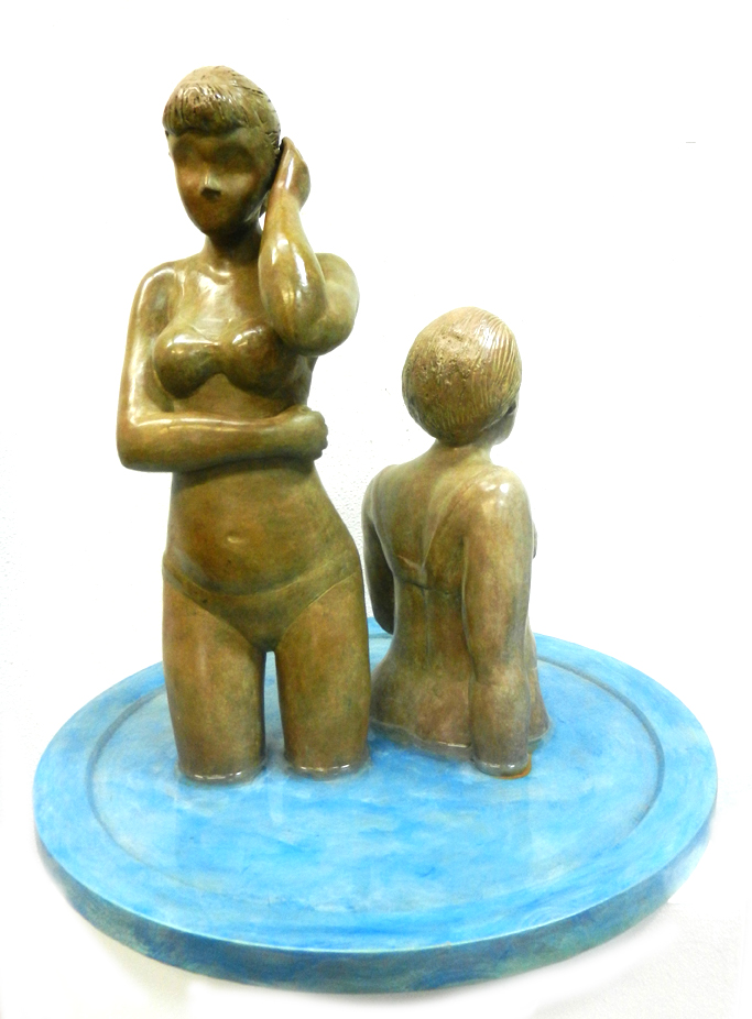 Bathers by David Gerstein | Sculpture