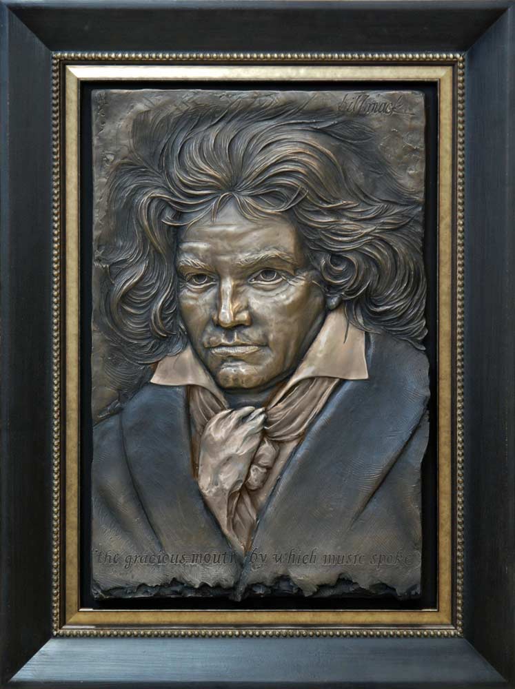 Beethoven .75 (Bonded Bronze) by Bill Mack | Sculpture