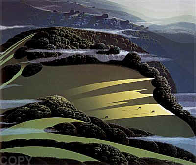 Beyond the Valley by Eyvind Earle | Serigraph