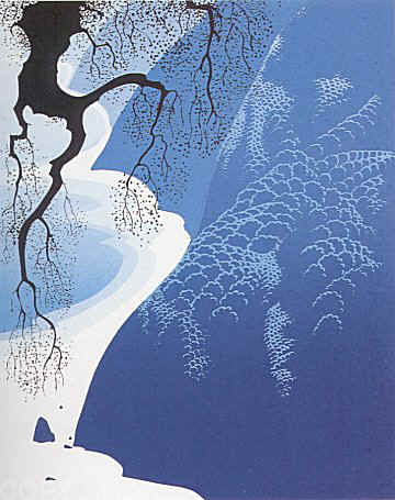 Big Sur and Branch by Eyvind Earle | Serigraph