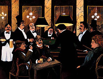 Billiards by Guy Buffet | Serigraph