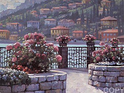 Blossoms Suite - Menaggio (Canvas) by Howard Behrens | Serigraph