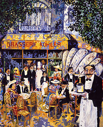 Brasserie Kohler by Guy Buffet | Serigraph