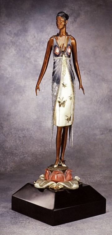 Butterfly Lady (Bronze) by Erte Sculptures | Sculpture