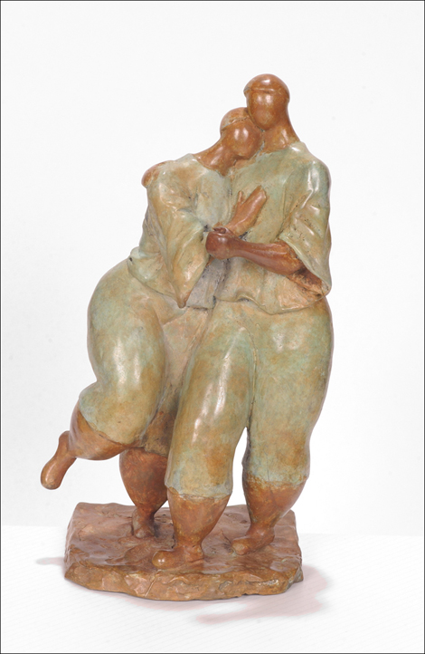 By Your Side (Bronze) by David Schluss | Bronze Sculpture