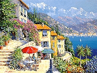 Cap D'Azur by Kerry Hallam | Serigraph