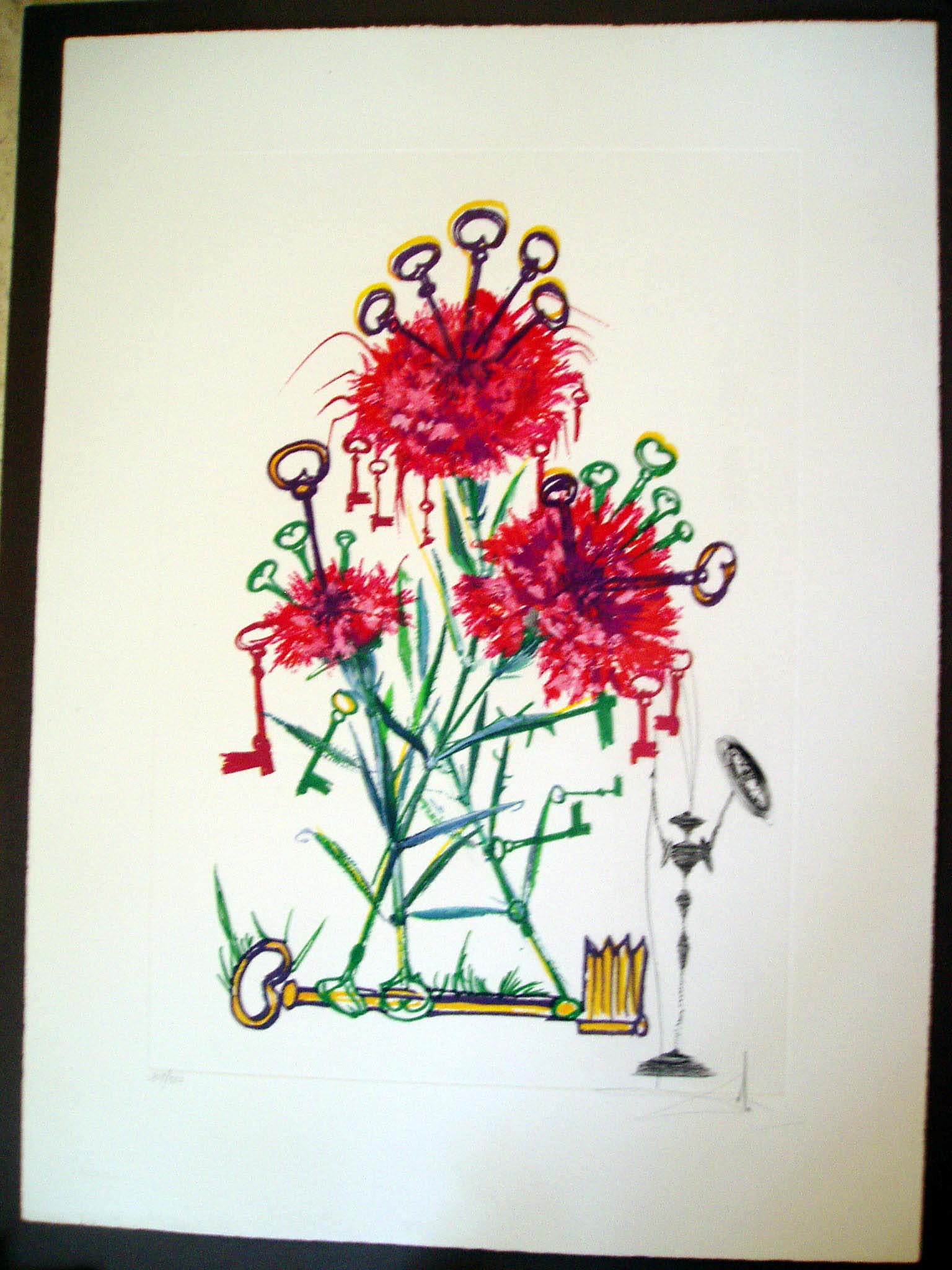 Carnation by Salvador Dali | Etching