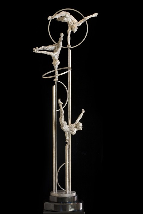 Caruso Triptych by Richard MacDonald | Bronze Sculpture