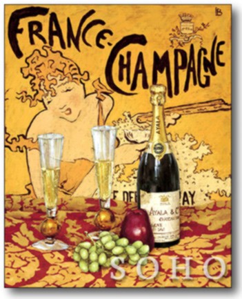 Champagne for Two (Canvas) by Viktor Shvaiko | Giclee on Canvas