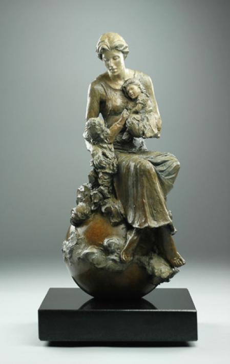 Circle of Life - Gemini by Nguyen Tuan | Bronze Sculpture